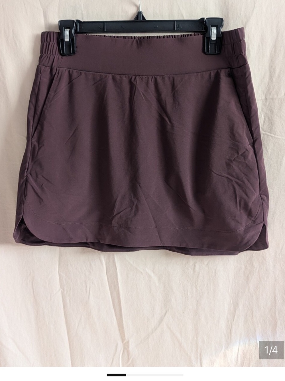 CRZ YOGA Athletic Skort in Chocolate Brown